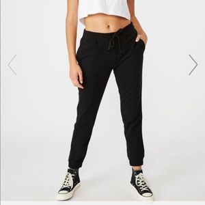 Black jogger sweatpants